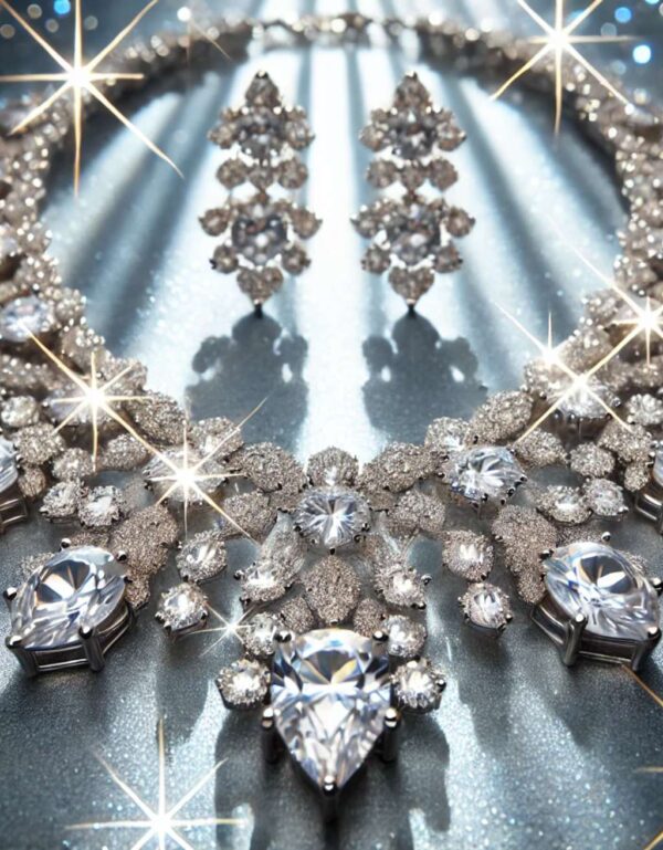 CZ Diamond Party Wear Set
