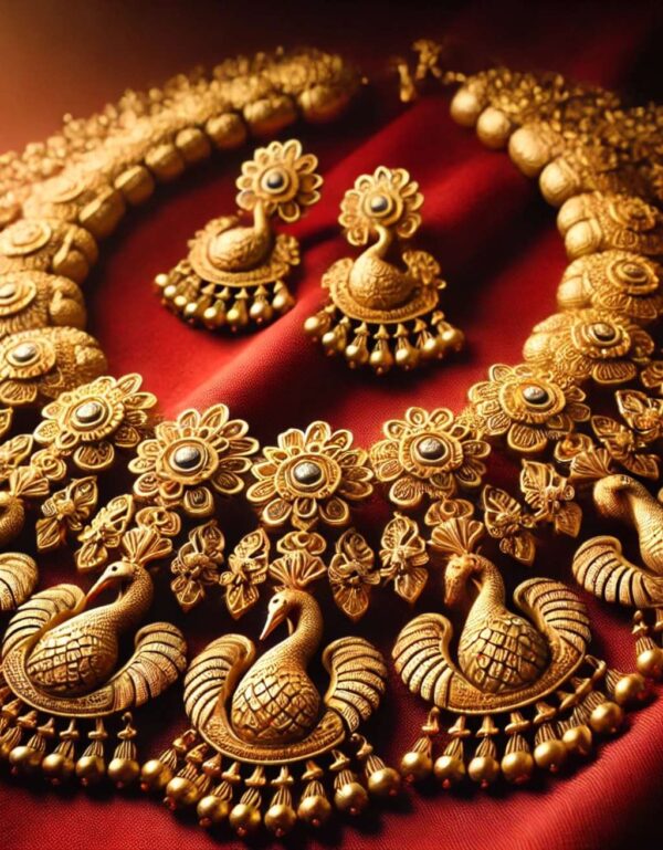 Antique Gold-Plated Haram Set