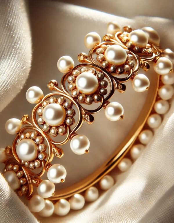 Pearl Kada Bracelet
