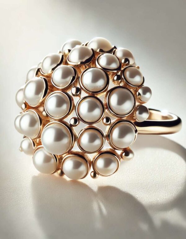 Pearl Dome Cocktail Ring